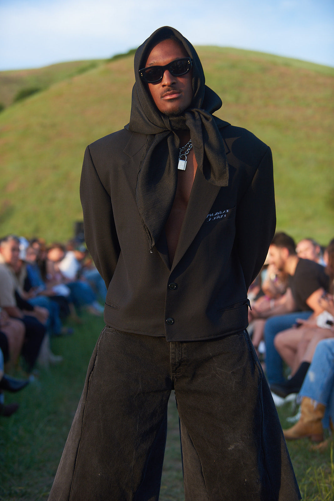 Kody Public Parts Zero Blazer and Head Scarf