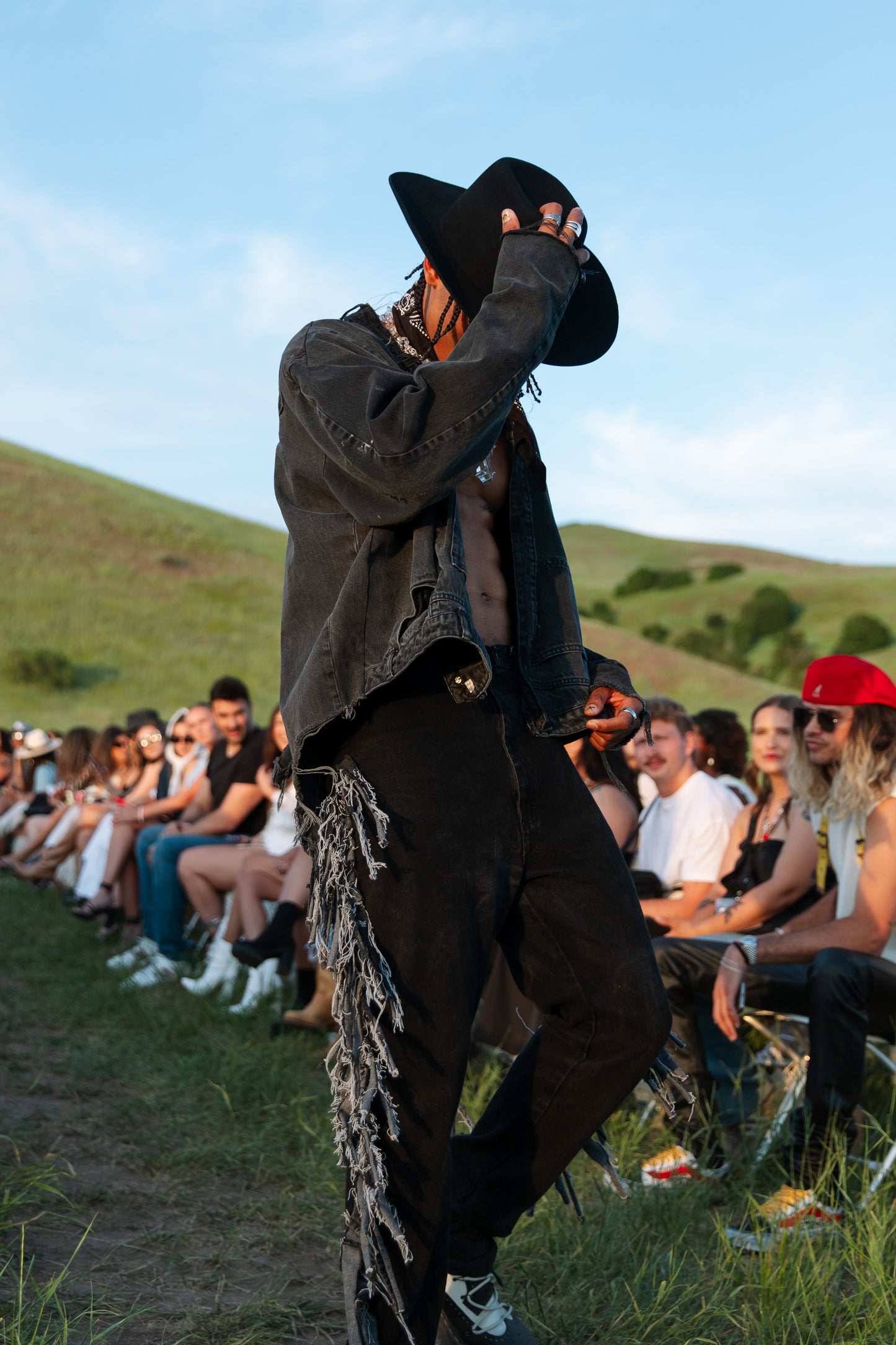Trey Black Jean Jacket