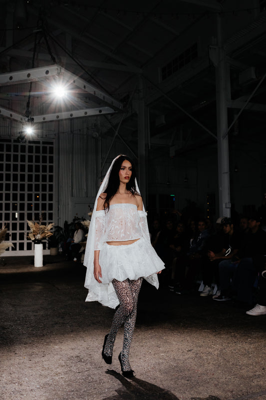Lace Bubble Skirt