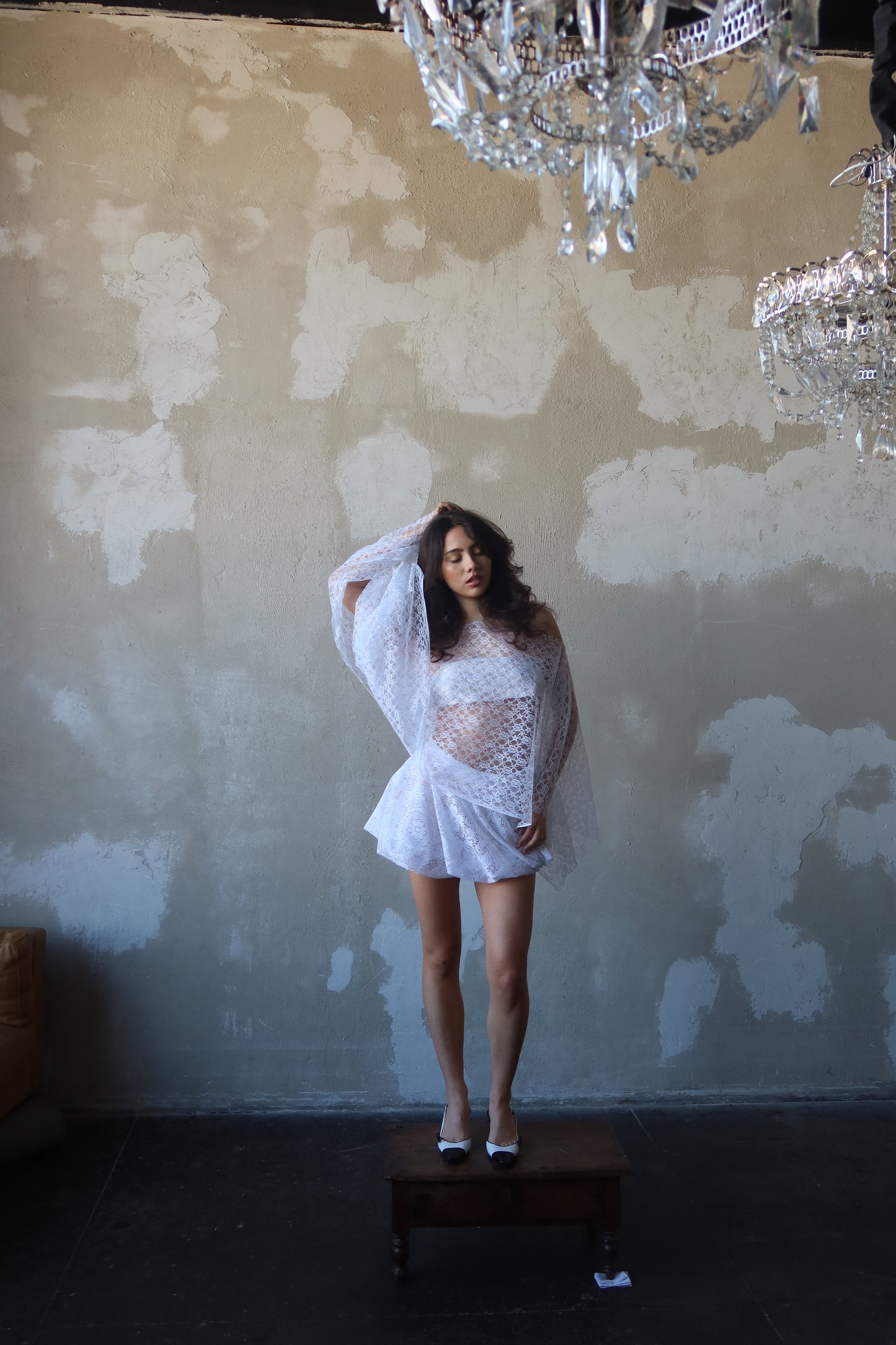 Victoria Bubble Mini Skirt